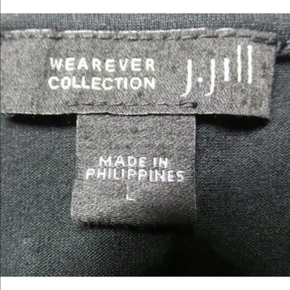 J Jill Wearever Color Block Dress Rayon Stretch Y - Picture 3 of 9